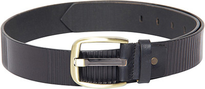 

Pacific Gold Men Casual Black Genuine Leather Belt