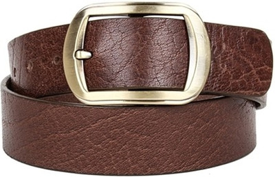 

Kosher Men Casual Brown Genuine Leather Belt