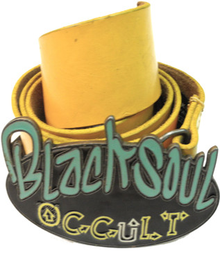 

Black Soul Men Casual Yellow Artificial Leather Belt, Gr yellow-black