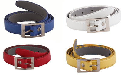 

SRS Women Casual Blue, Red, White, Yellow Artificial Leather Belt, Rblue-red-white-yellow-24