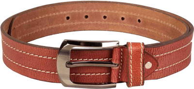 

Scharf Men Casual, Party, Evening Brown Genuine Leather Belt, Black-09