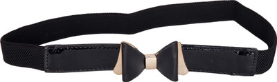 

TrendBAE Women Party Black Artificial Leather Belt, Black-2