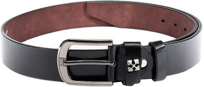 

Swiss Design Men Casual Black Genuine Leather Belt