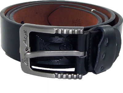 

Els Men Casual, Formal Black Artificial Leather, Synthetic Belt