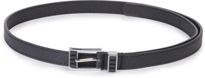 

Buckle Up Women Black Artificial Leather Belt