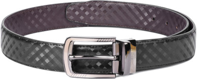 

Buckle Up Men Black Artificial Leather Belt