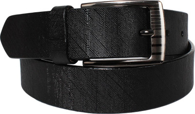 

Lenin Men Evening Black Genuine Leather Belt