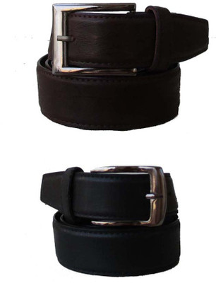 

Klaska Men Casual Black, Brown Artificial Leather Belt