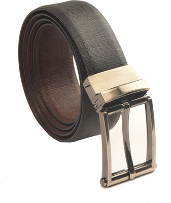 

Armaan Leather Men Formal Black Genuine Leather Reversible Belt, Alblack6