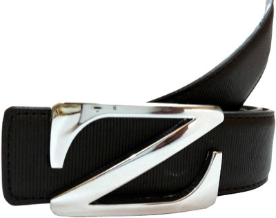 

Mode Boys Casual, Formal Black Genuine Leather Belt, Back-138