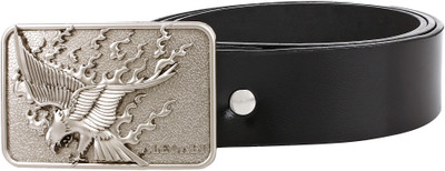 

Styles Creation Men Casual, Party, Formal, Evening Black, Silver Artificial Leather Belt