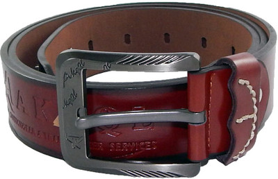 

Els Men Brown Synthetic Belt, Brown-33