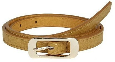 

Lino Perros Women Casual Brown Artificial Leather Belt, Tan