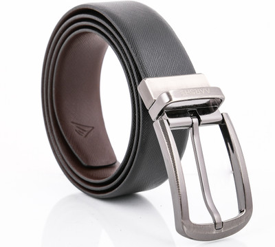 

AARSHE Men Casual, Formal Black, Brown Genuine Leather Reversible Belt