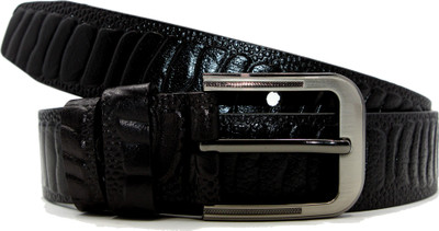 

RAZA Men Casual Black Genuine Leather Belt