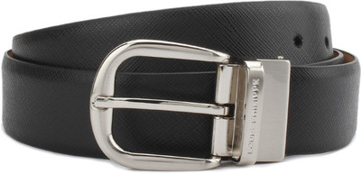 

Louis Philippe Men Black, Tan Genuine Leather Reversible Belt, Tan and black