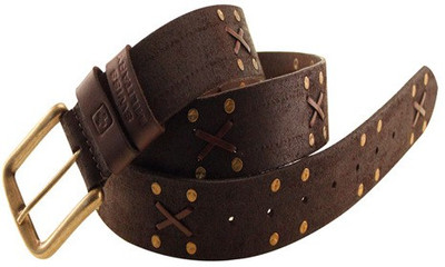 

Swiss Military Men Brown Genuine Leather Belt, Coffee brown