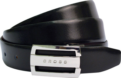 

Cross Men Casual, Party, Formal, Evening Multicolor Genuine Leather Reversible Belt, Black;brown