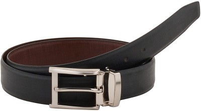 

Brounplus Boys Formal Black Artificial Leather Reversible Belt, Black;brown