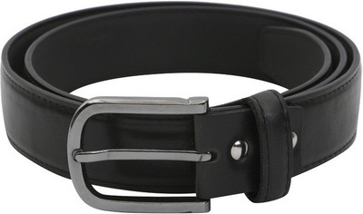 

Hidedge Men Formal Black Artificial Leather Belt