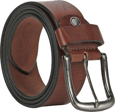 

Star India Men Formal, Casual Brown Genuine Leather Belt, Stylish brown
