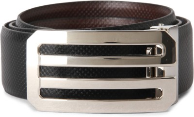 

Peter England Men Black Genuine Leather Belt