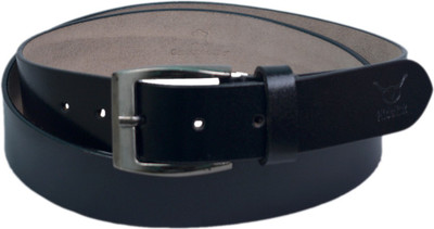 

Hidelink Men Formal Black Genuine Leather Belt