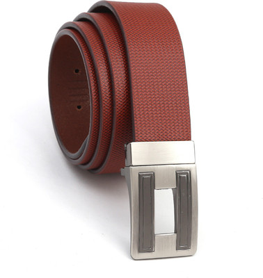 

The Deer Club Men Casual Brown Genuine Leather Belt