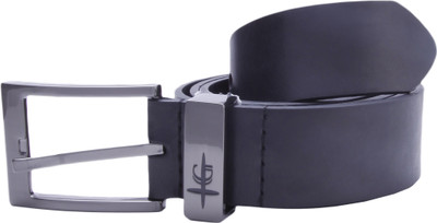 

Guess Men Casual, Formal, Party Black Genuine Leather Belt