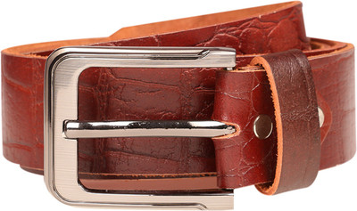 

Exotique Men Formal Brown Genuine Leather Belt