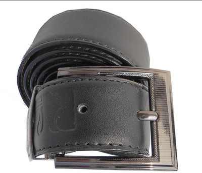 

P&E Men Formal Black Artificial Leather Belt