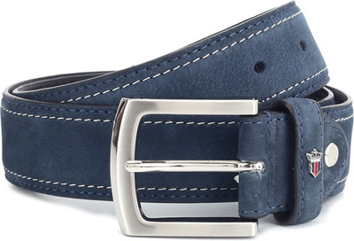 

Louis Philippe Men Blue Metal Belt, Navy