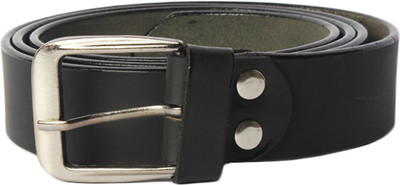 

Haster Men Formal Black Genuine Leather Belt