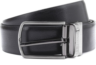 

U.S. Polo Assn Men Black, Brown Genuine Leather Reversible Belt