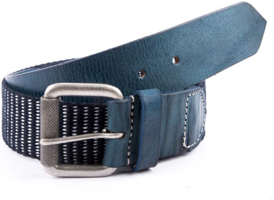 

Brounplus Boys Casual Blue Genuine Leather, Canvas Belt