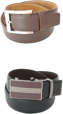 

SFA Men Formal Black Artificial Leather Reversible Belt