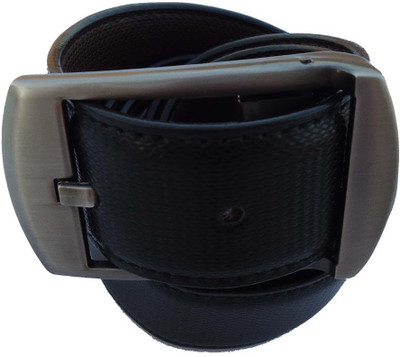 

B.S.Chadha Group Men Formal Black Artificial Leather Reversible Belt