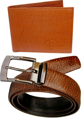 

Fashius Men Multicolor Artificial Leather Belt, Tan-01