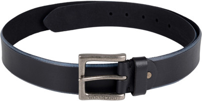 

Woodland Men Black Genuine Leather Belt