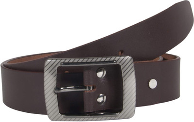 

Snoby Men Casual Brown Genuine Leather Belt, Brown3