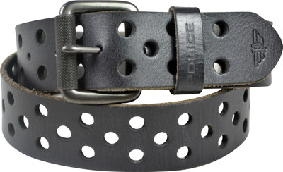 

Police Men Black Genuine Leather Belt