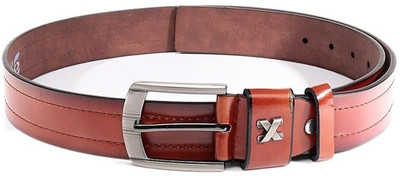 

Swiss Design Men Casual Tan Artificial Leather Belt