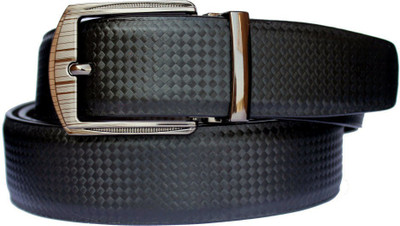 

Fashius Men Black Artificial Leather Belt, Black-01