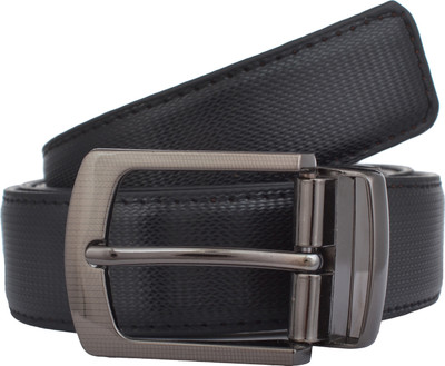

Exotique Men Formal Black Artificial Leather Reversible Belt