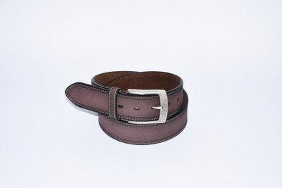 

Pellezzari Men Casual Purple Genuine Leather Belt
