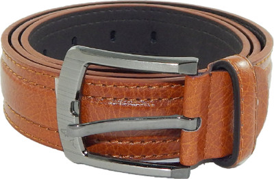 

Els Men Casual, Formal Khaki Artificial Leather, Synthetic Belt