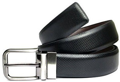 

Naysa Men Formal Black, Brown Genuine Leather Reversible Belt