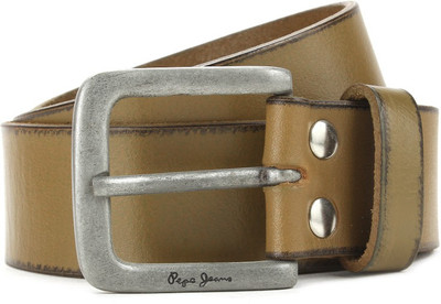 

Pepe Jeans Men Tan Genuine Leather Belt