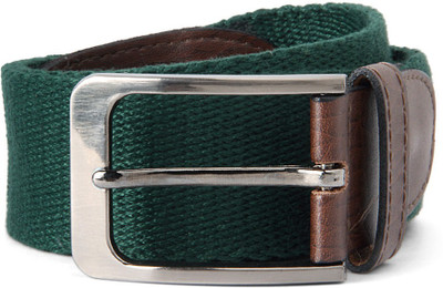 

Peter England Men Green Canvas Belt