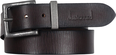 

Justanned Men Casual Brown Genuine Leather Belt